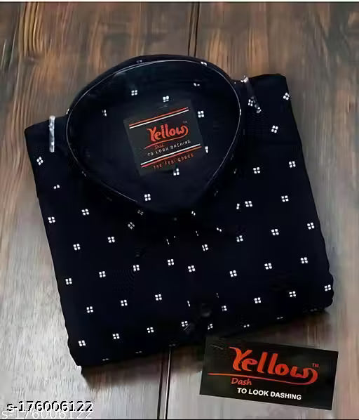 Oversize Plus size Men Casual Printed Shirt