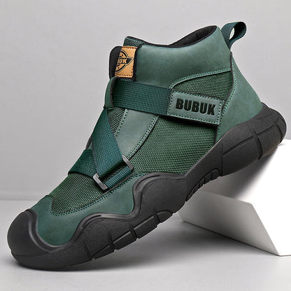 Men's Shoes Autumn and Winter Men's Business Casual Shoes New Outdoor Hiking Sports Shoes Youth Basketball Shoes Casual Trendy Shoes Fashion Short Boots