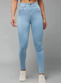 Women's High Waist Skinny Denim Jeans