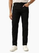 Men's Regular Fit Black Denim Jeans